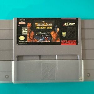 Super Nintendo- WrestleMania The Arcade Game